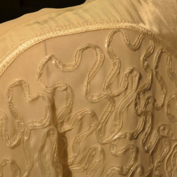 Euro-Trend Antique White Embellished Tunique Shirt - Picture 5 of 8